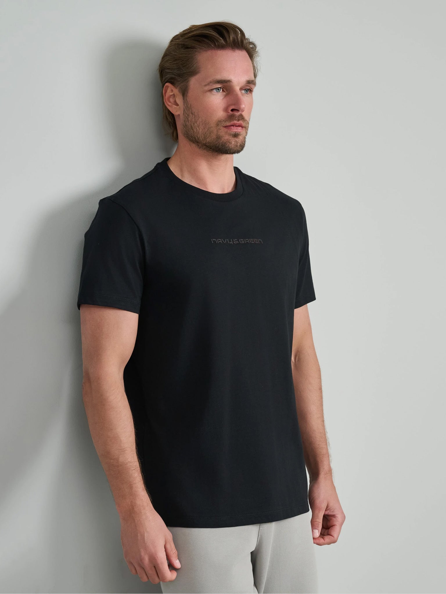 Ανδρικό t-shirt black 24TA.001/R/1 | 24TA.001/R/1