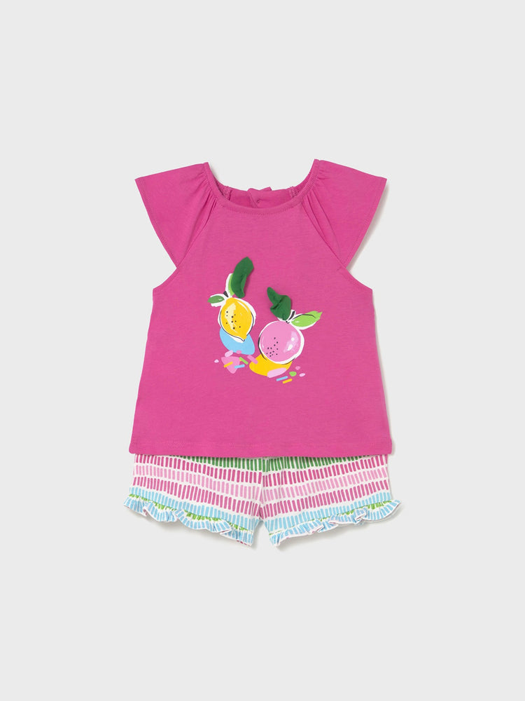 Βρεφικό σετ με μπλούζα φρούτα 25-01233-091 | 25-01233-091
