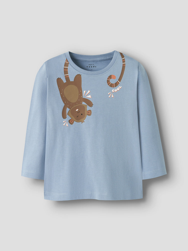 Παιδική μπλούζα μακό monkey NMMVICTOR LS NREG TOP 13234712 | 13234712