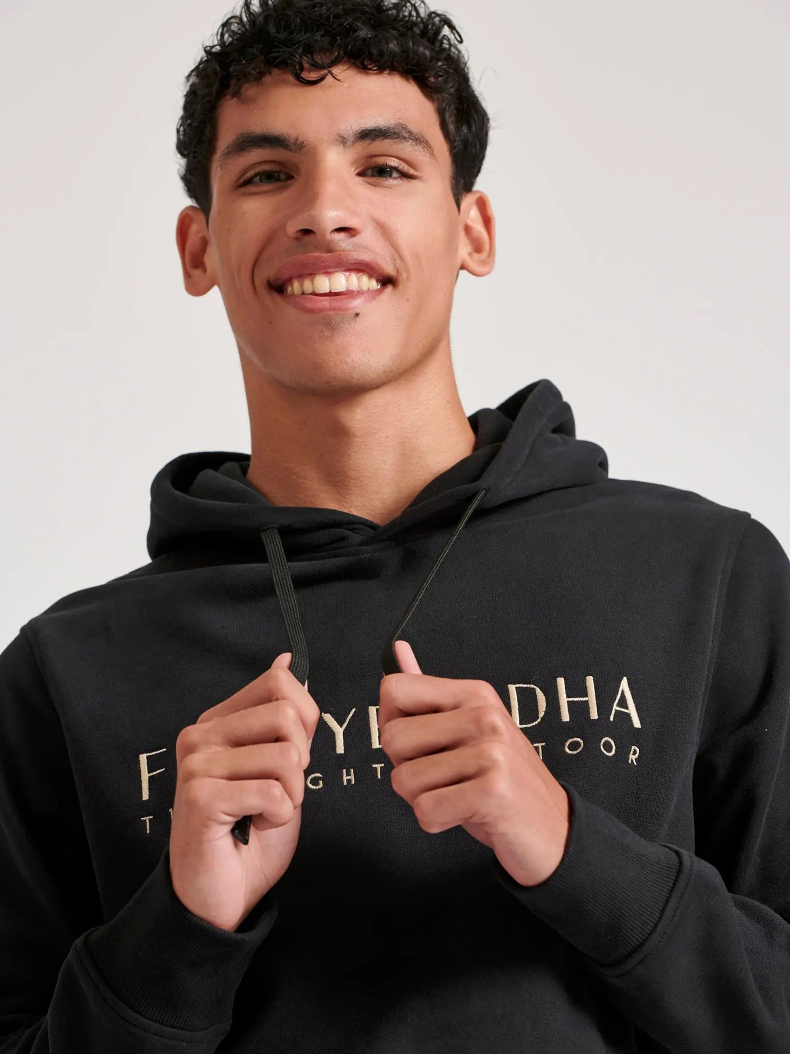 Ανδρική μπλούζα φούτερ FBM010-006-06 BLACK | FBM010-006-06