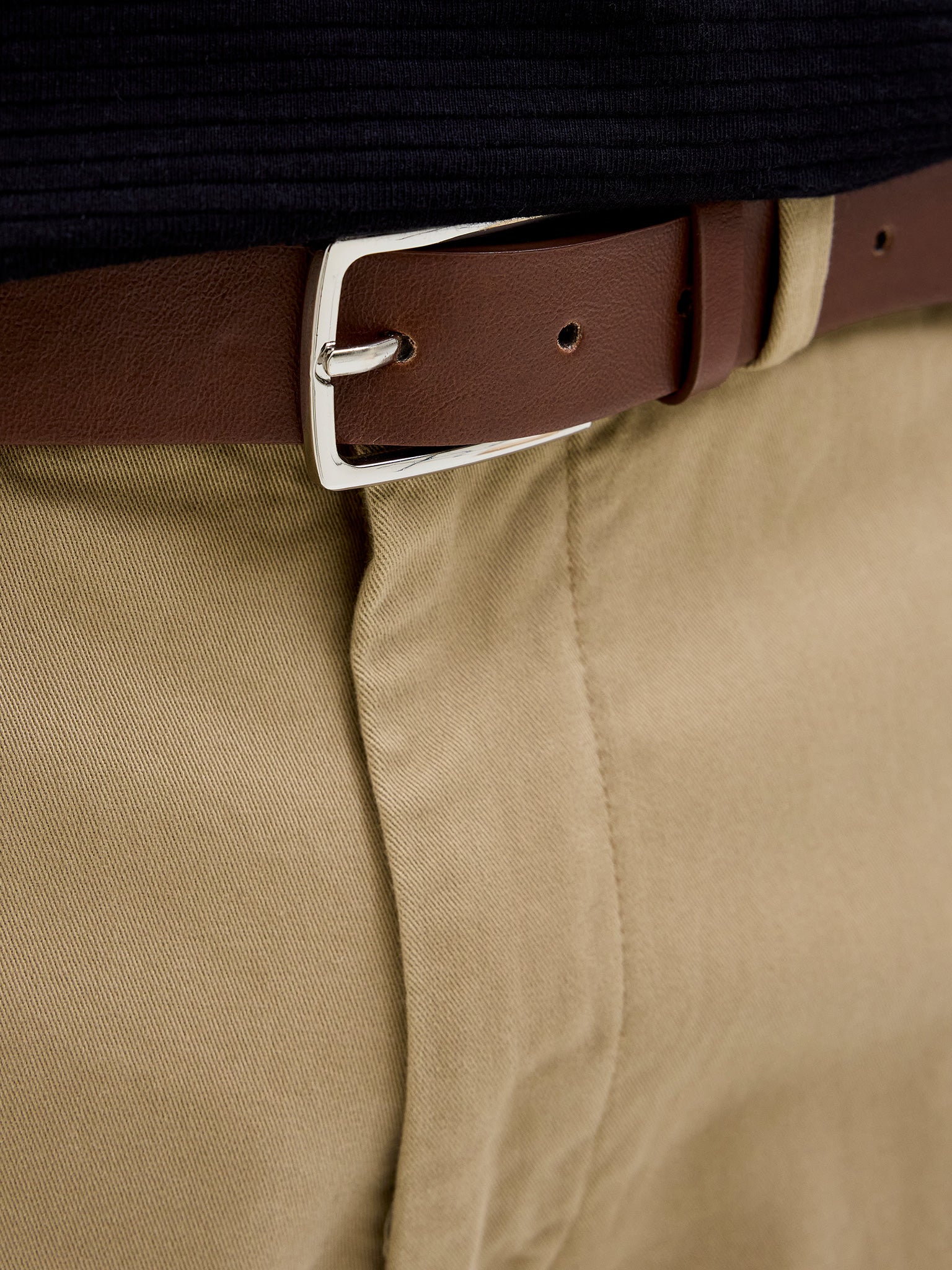 Ανδρική βερμούδα με ζώνη JPSTMARCO FRANCO CHINO SHORTS W BELT 12269368 | 12269368