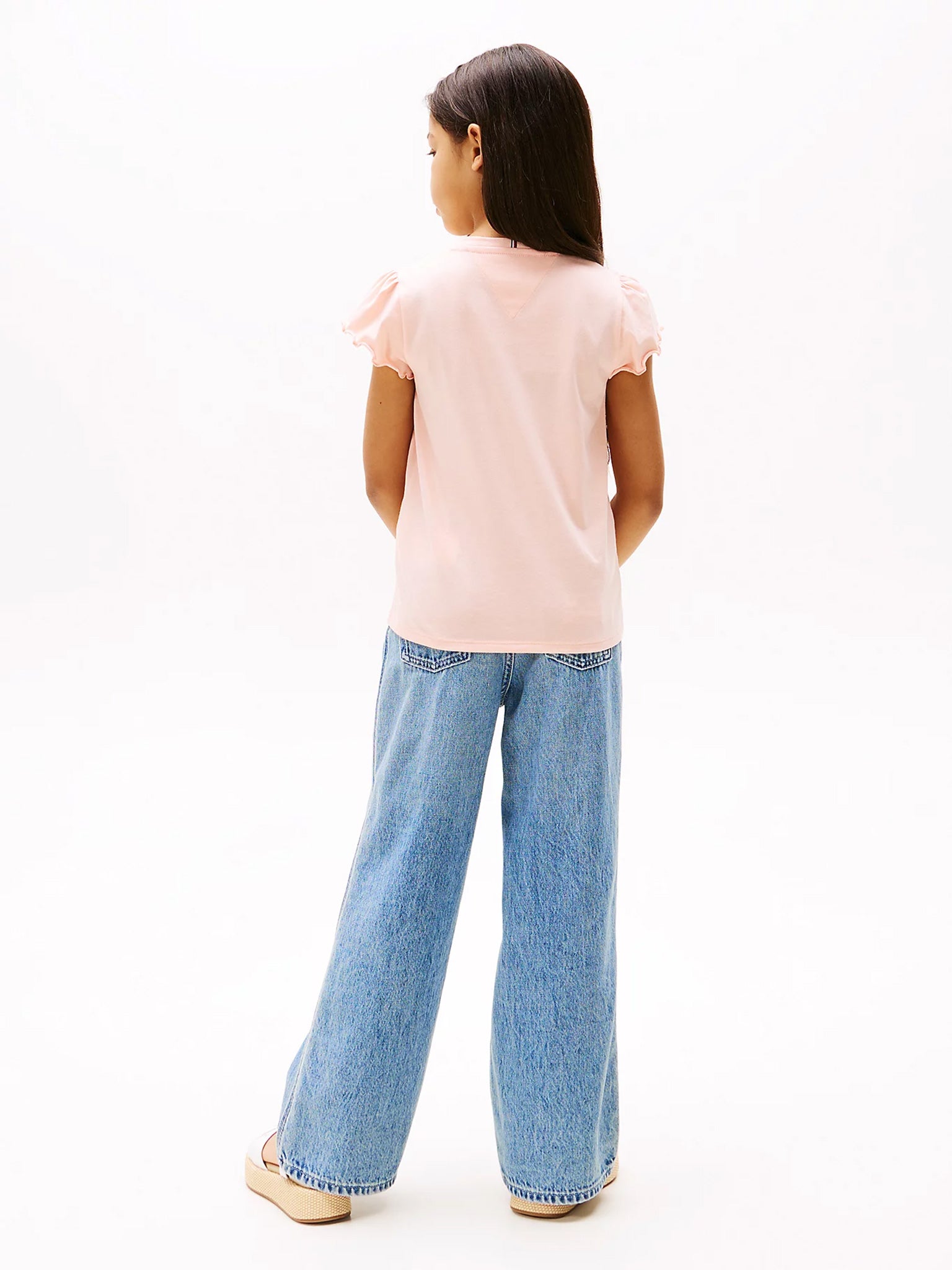 Παιδική μπλούζα ESSENTIAL RUFFLE SLEEVE TOP S/S KG0KG07052TKZ | KG0KG07052TKZ