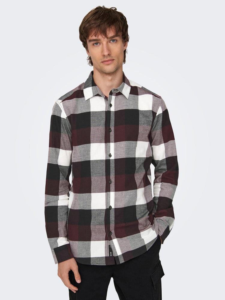 Ανδρικό πουκάμισο ONSGUDMUND LS 3T CHECK SHIRT NOOS 22020301 | 22020301