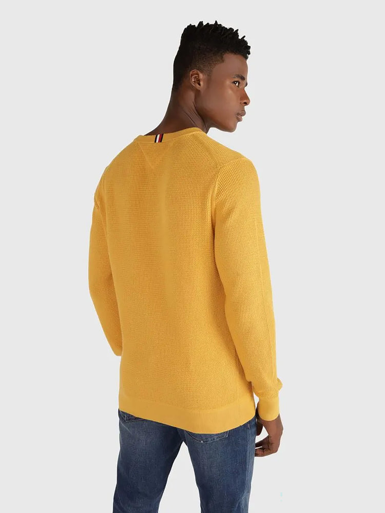 Ανδρική μπλούζα πλεκτή ESSENTIAL STRUCTURE CREW NECK MW0MW36347ZPW | MW0MW36347ZPW