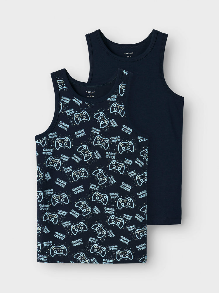 Εφηβικά φανελάκια σετ 2 τεμ NKMTANK TOP 2P SAPPHIRE GAME NOOS 13241991 | 13241991