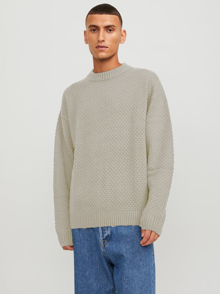 Ανδρική μπλούζα πλεκτή JORLAKEWOOD KNIT CREW NECK BF 12246842 | 12246842
