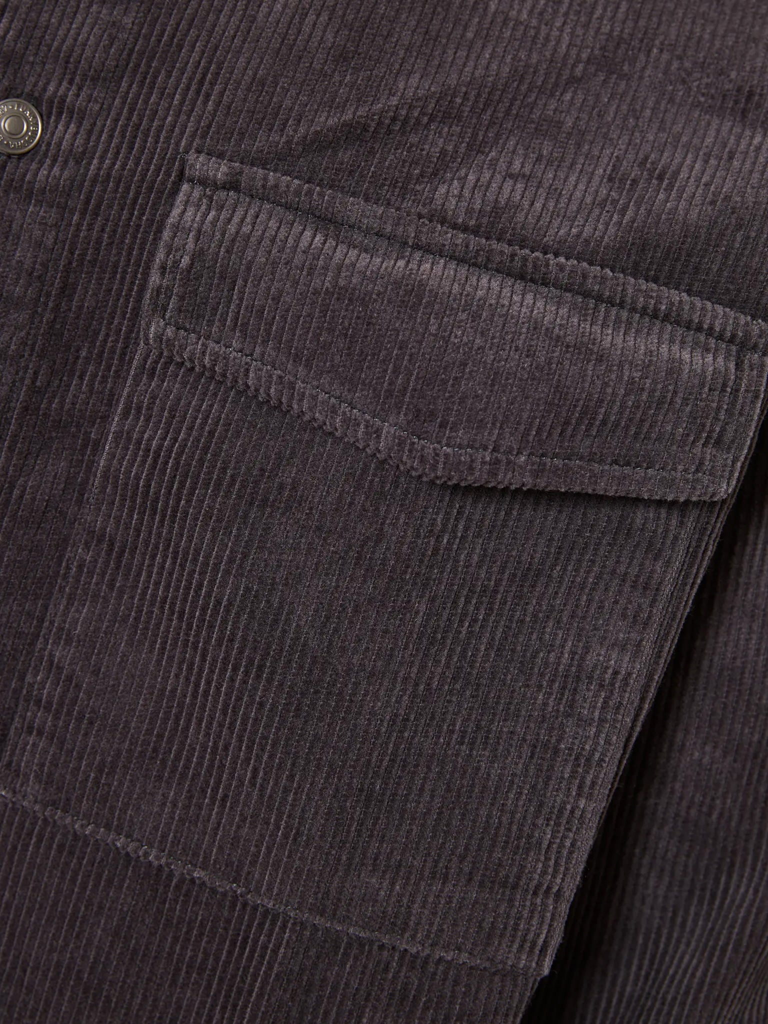 Ανδρικό πουκάμισο κοτλέ FBM010-077-05 ANTHRACITE | FBM010-077-05