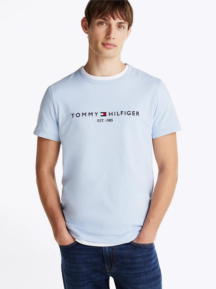 Ανδρικό t-shirt slim fit TOMMY LOGO TEE MW0MW11797C1O | MW0MW11797C1O