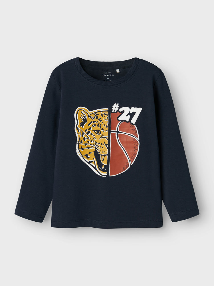 Παιδική μπλούζα μακό tiger NMMVUX LS TOP 13224978 | 13224978