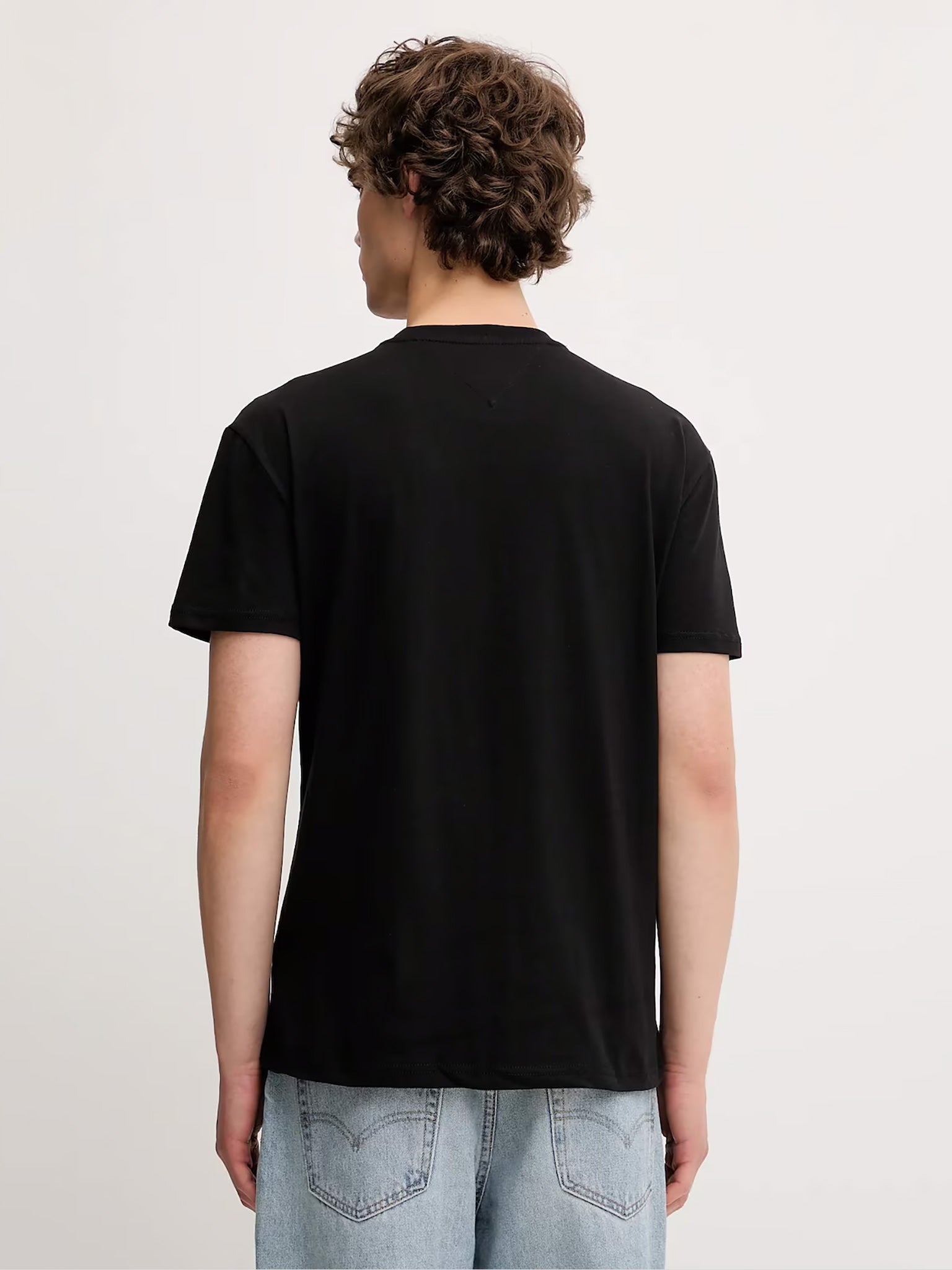 Ανδρικό t-shirt TJM REG FLAG LINEAR SS TEE EXT DM0DM21911BDS | DM0DM21911BDS