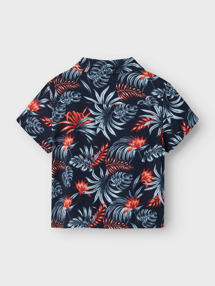 Παιδικό πουκάμισο NMMFERANE SS SHIRT BOX 13214167 | 13214167