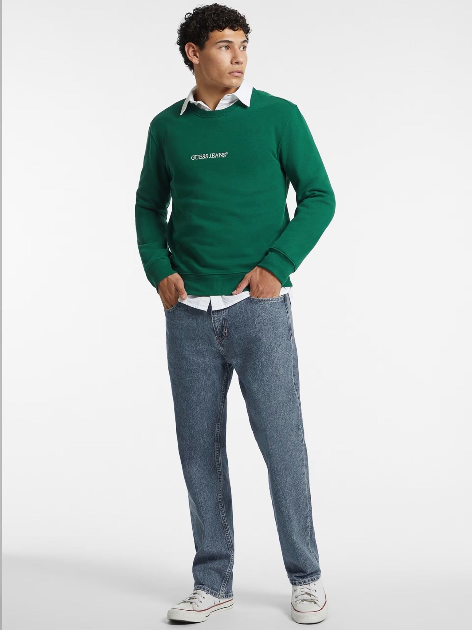 Ανδρική μπλούζα πλεκτή Ls cn guess empro M4BR31Z3HM1G8ET | M4BR31Z3HM1G8ET