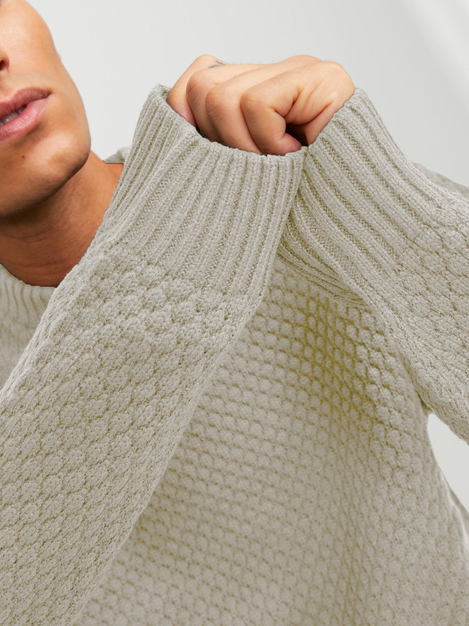 Ανδρική μπλούζα πλεκτή JORLAKEWOOD KNIT CREW NECK BF 12246842 | 12246842