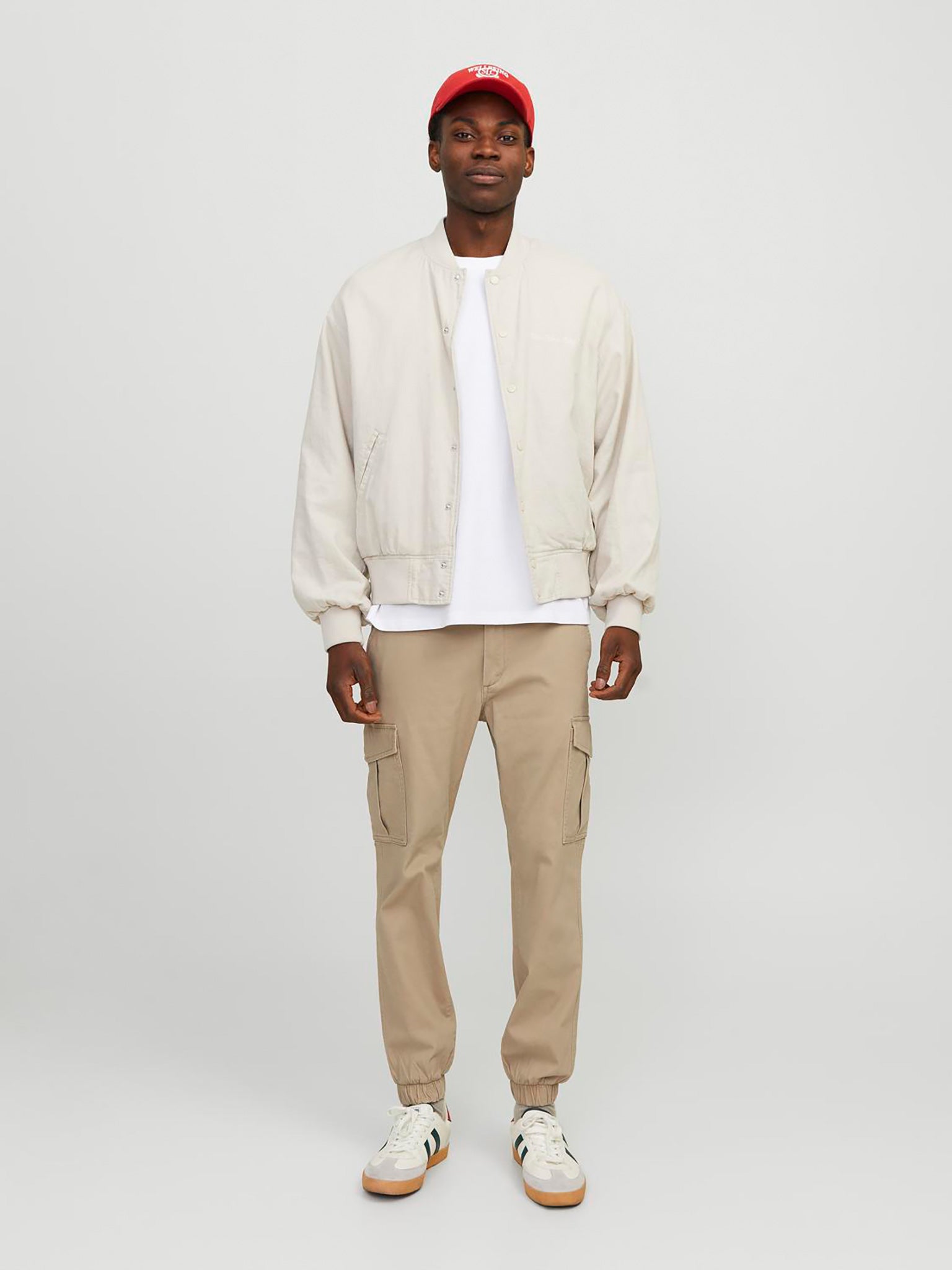 Ανδρικό παντελόνι JPSTMARCO JJJOE CUFFED CARGO 12186889 | 12186889