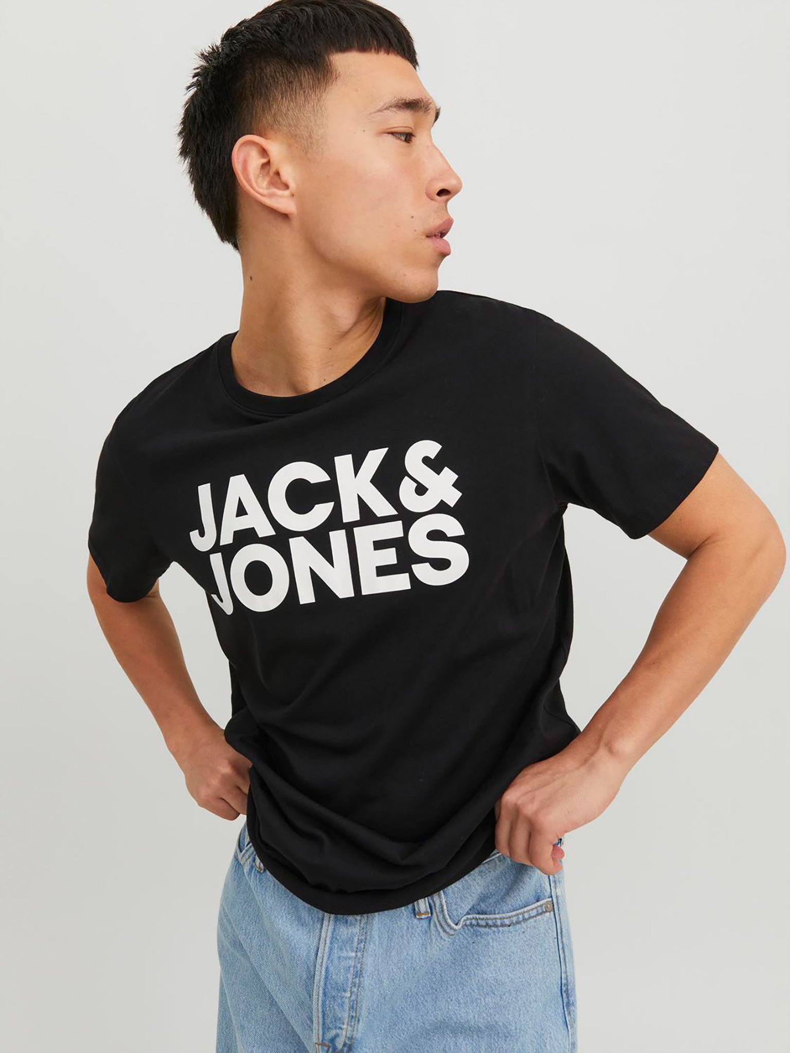 Ανδρικό t-shirt JJECORP LOGO TEE SS O-NECK NOOS 12151955 | 12151955