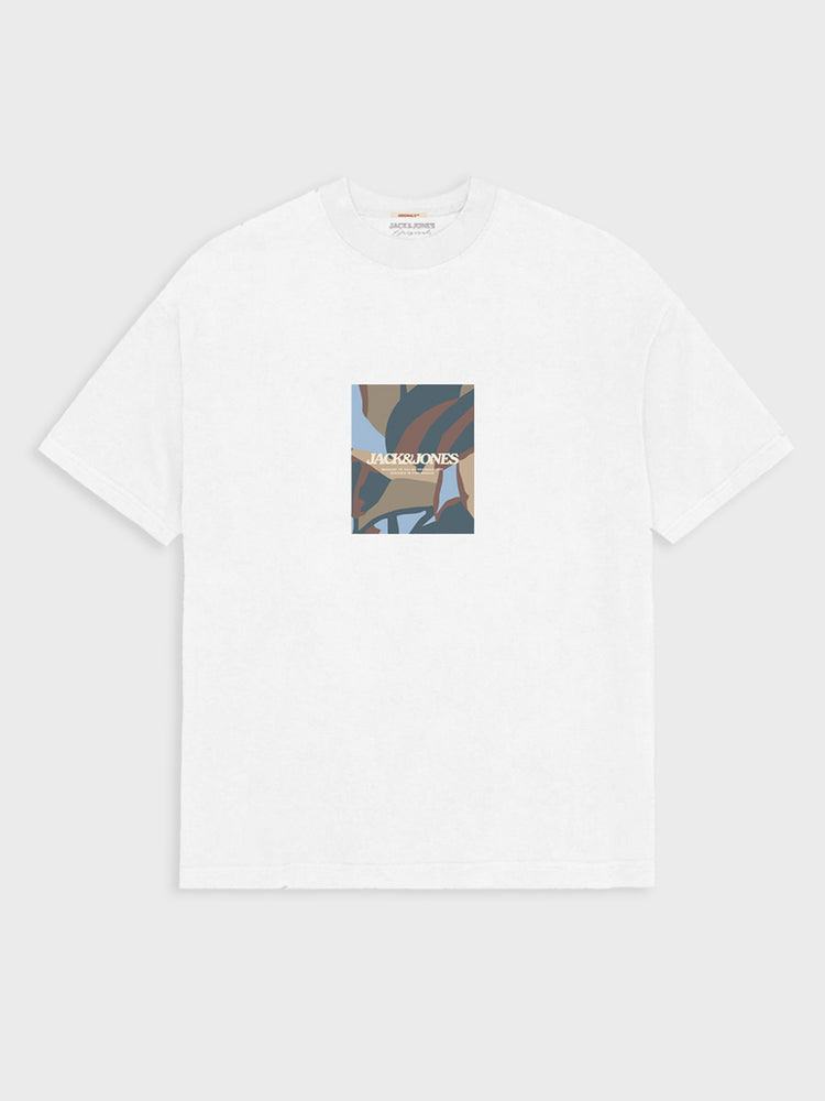 Ανδρικό t-shirt JORTAVIRA AOP TEE SS CREW NECK FST 12281811 | 12281811
