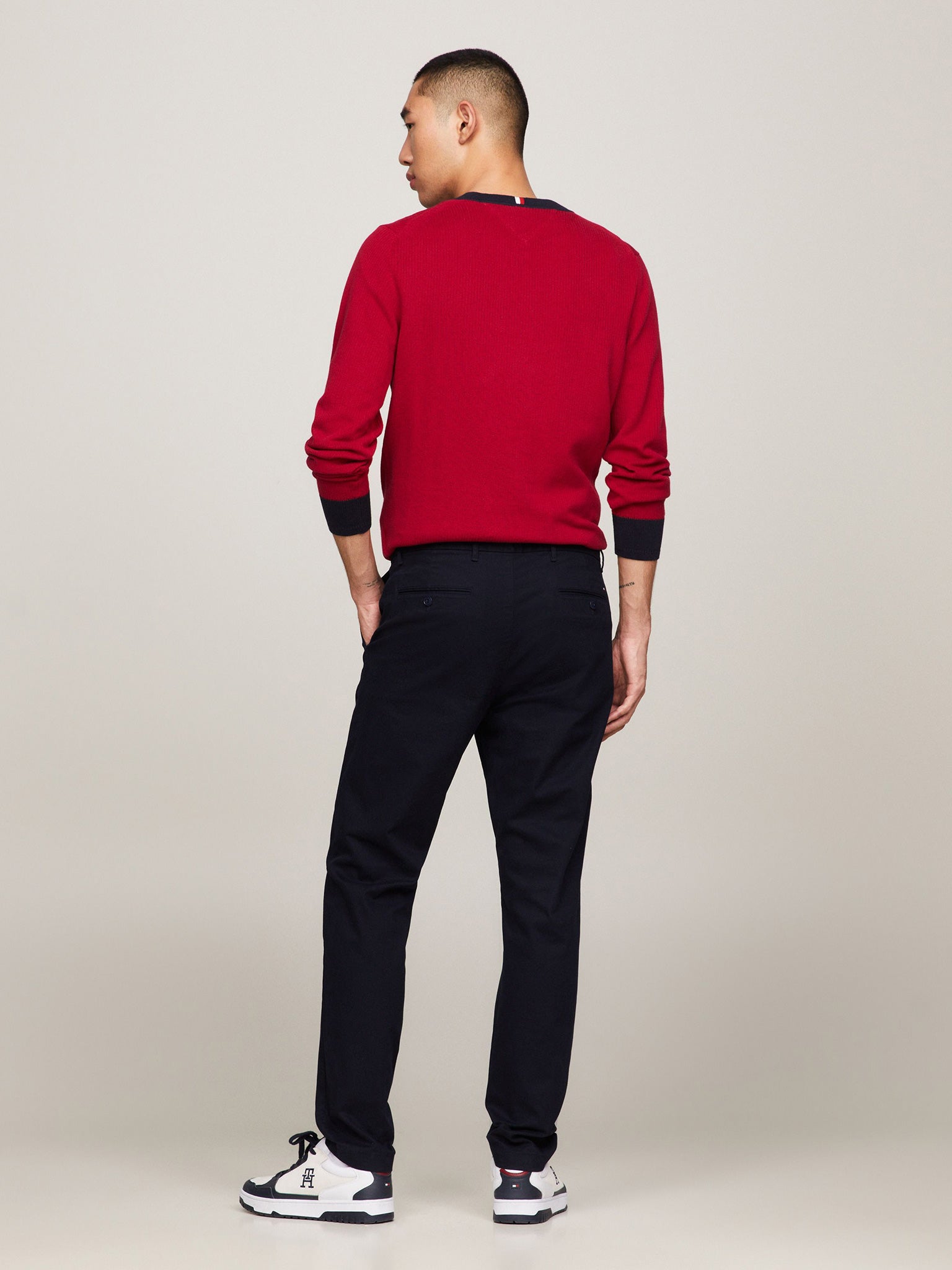 Ανδρικό παντελόνι HARLEM CHINO ESSENTIAL TWILL MW0MW35152DW5 | MW0MW35152DW5