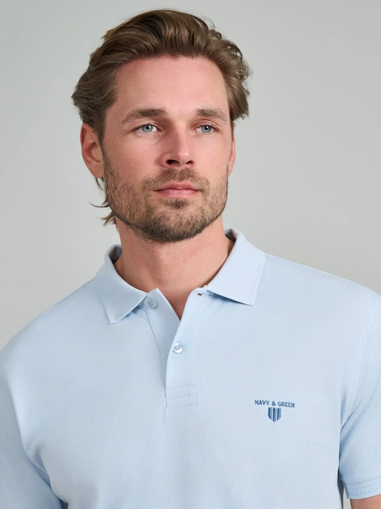 Ανδρικό polo sky blue 24EY.007/PL/YL.1 | 24EY.007/PL/YL.1