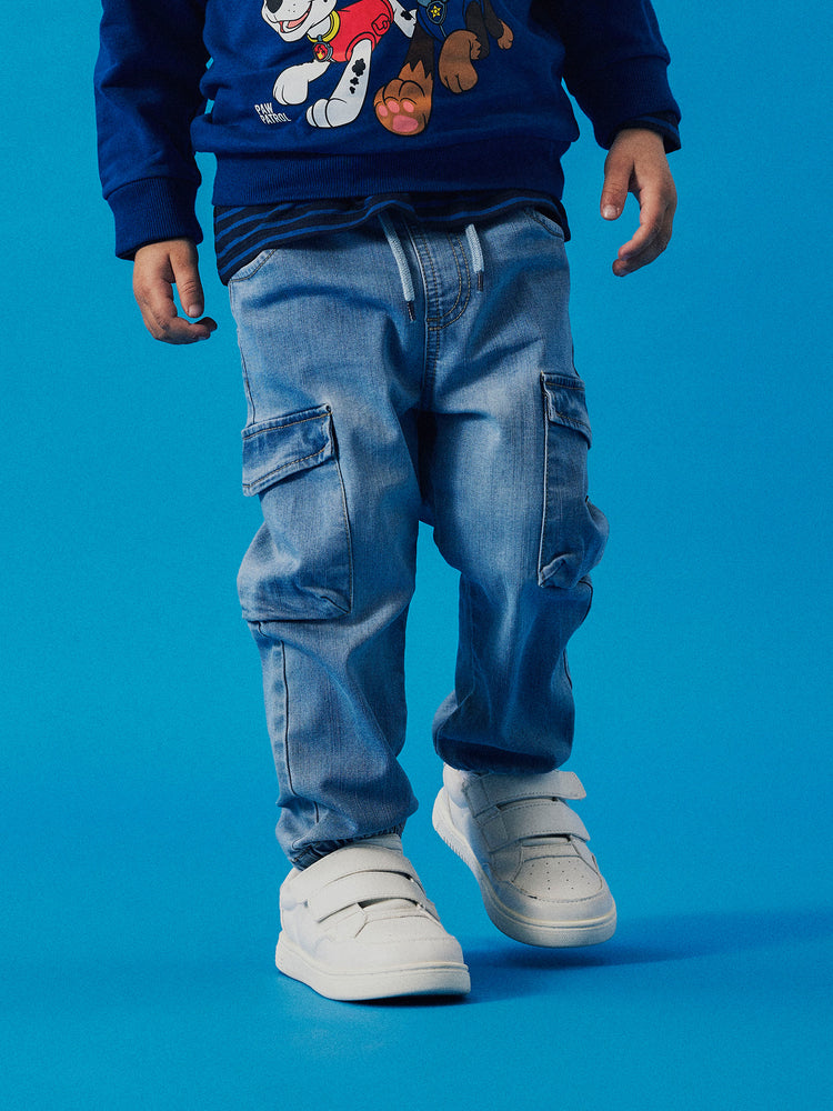 Παιδικό παντελόνι τζιν medium blue NMMBEN BAGGY R CARGO JEANS 9770-YT NOOS 13224943 | 13224943