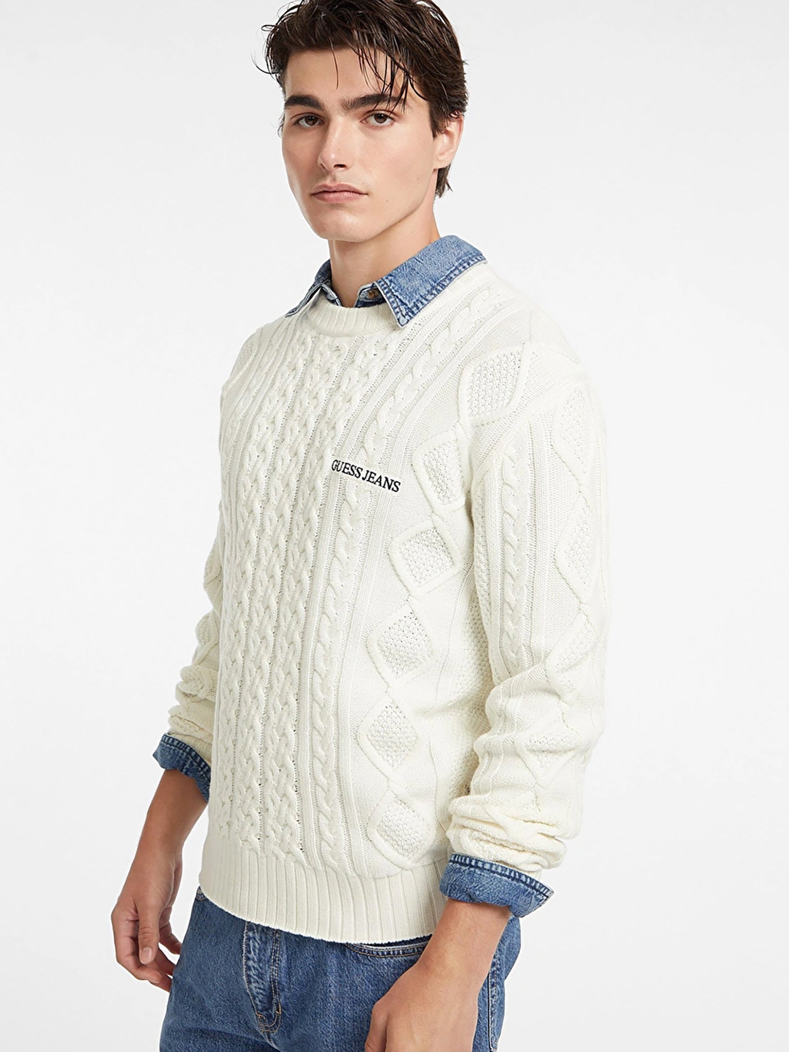 Ανδρική μπλούζα πλεκτή M4BR34Z3HN2G293 | M4BR34Z3HN2G293