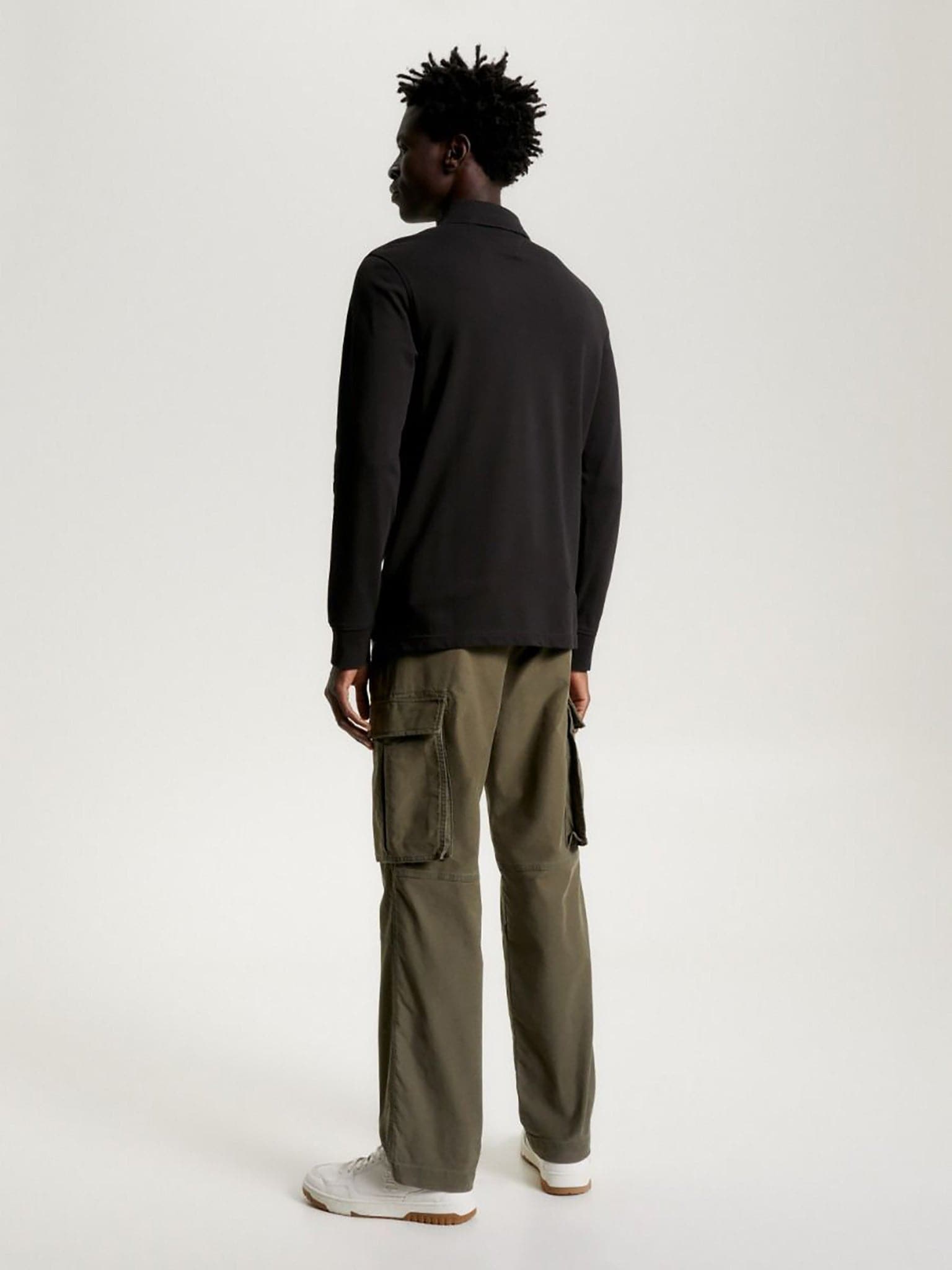 Ανδρικό polo 1985 COLLECTION LONG SLEEVE POLO MW0MW20183BDS | MW0MW20183BDS