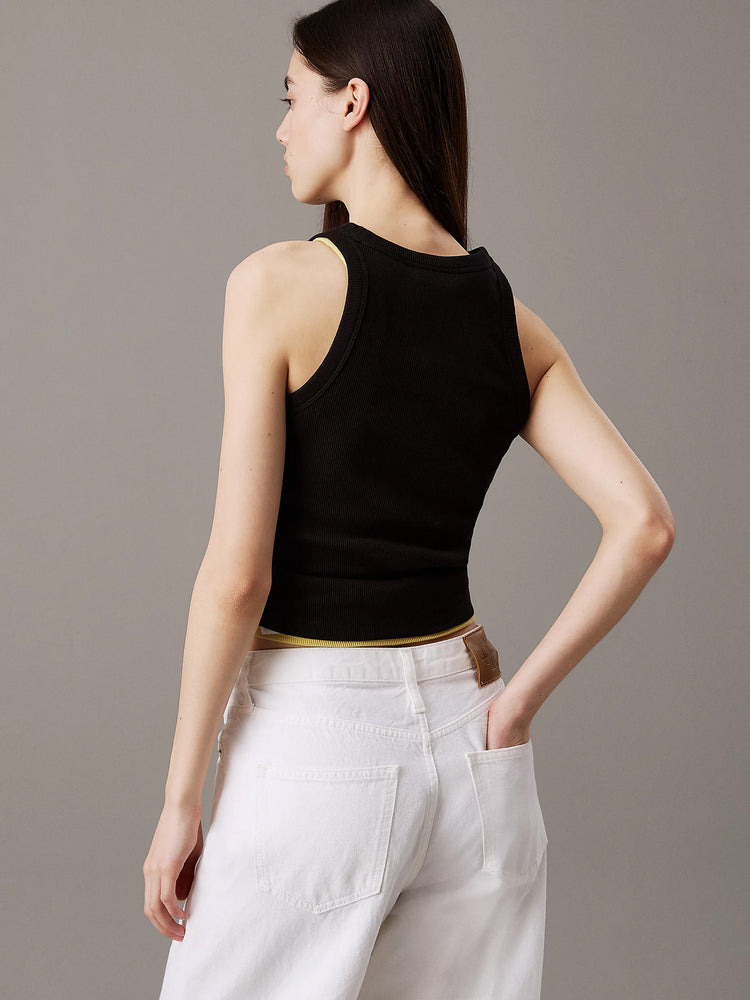 Γυναικεία μπλούζα MONOLOGO RIB TANK TOP J20J225301BEH | J20J225301BEH