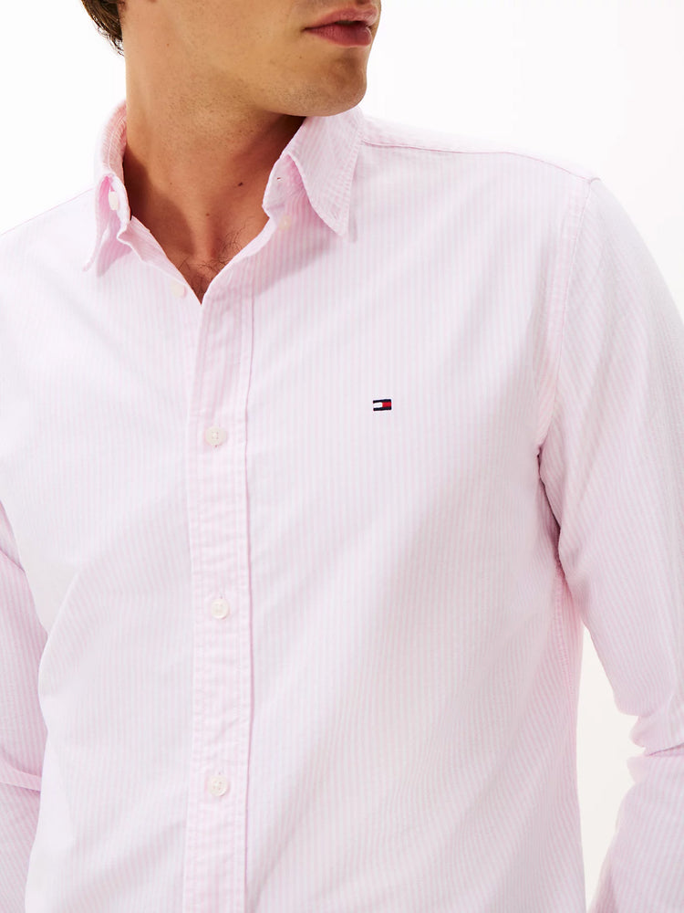 Ανδρικό πουκάμισο ριγέ HERITAGE OXFORD STRIPE RF SHIRT MW0MW362380D2 | MW0MW362380D2