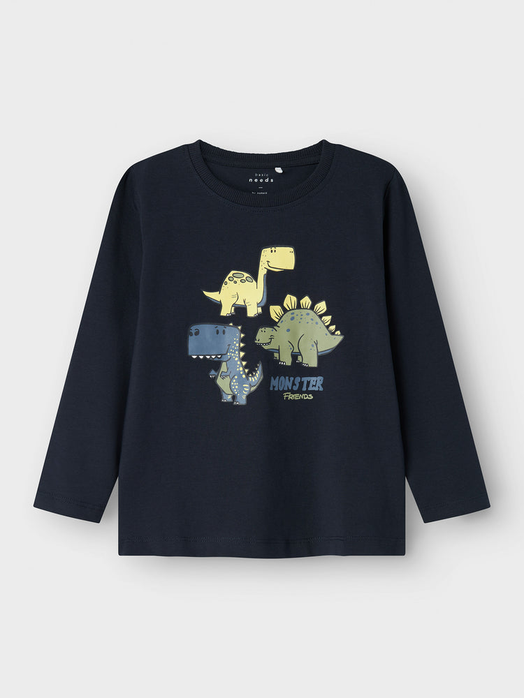 Παιδική μπλούζα μακό dinosars NMMVUX LS TOP 13224978 | 13224978