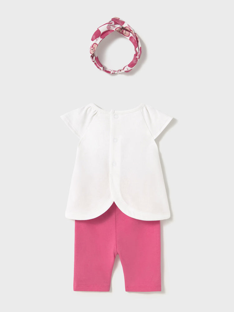 Βρεφικό σετ 3 τεμ με κορδέλα 25-01763-088 | 25-01763-088