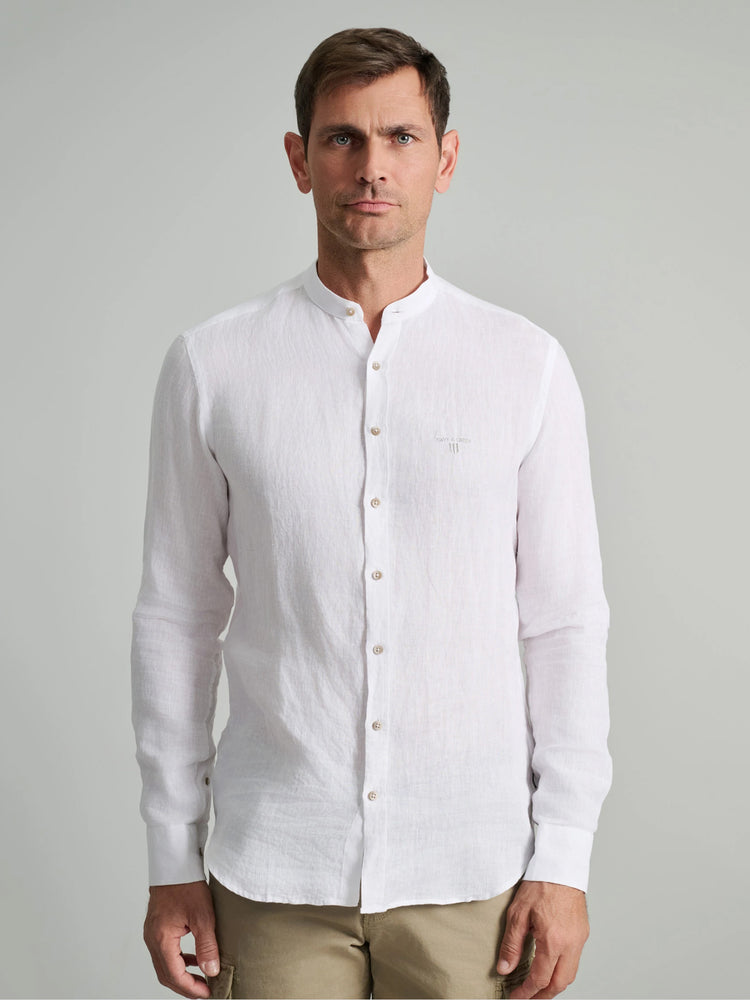 Ανδρικό πουκάμισο mao white 24NG.BX153/MAO.3 | 24NG.BX153/MAO.3