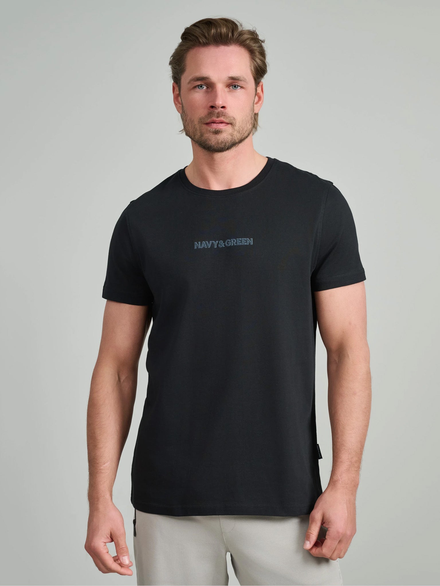 Ανδρικό t-shirt black 24TU.334/4P | 24TU.334/4P