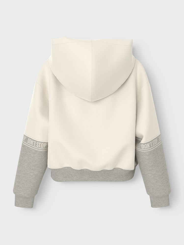 Εφηβική μπλούζα φούτερ NKFNOLI LS SHORT RLX SWEAT WH BRU 13233211 | 13233211