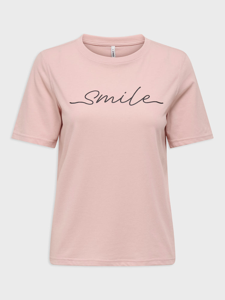 Γυναικείο t-shirt ONLABELONE S/S WORD TOP BOX JRS 15349954 | 15349954