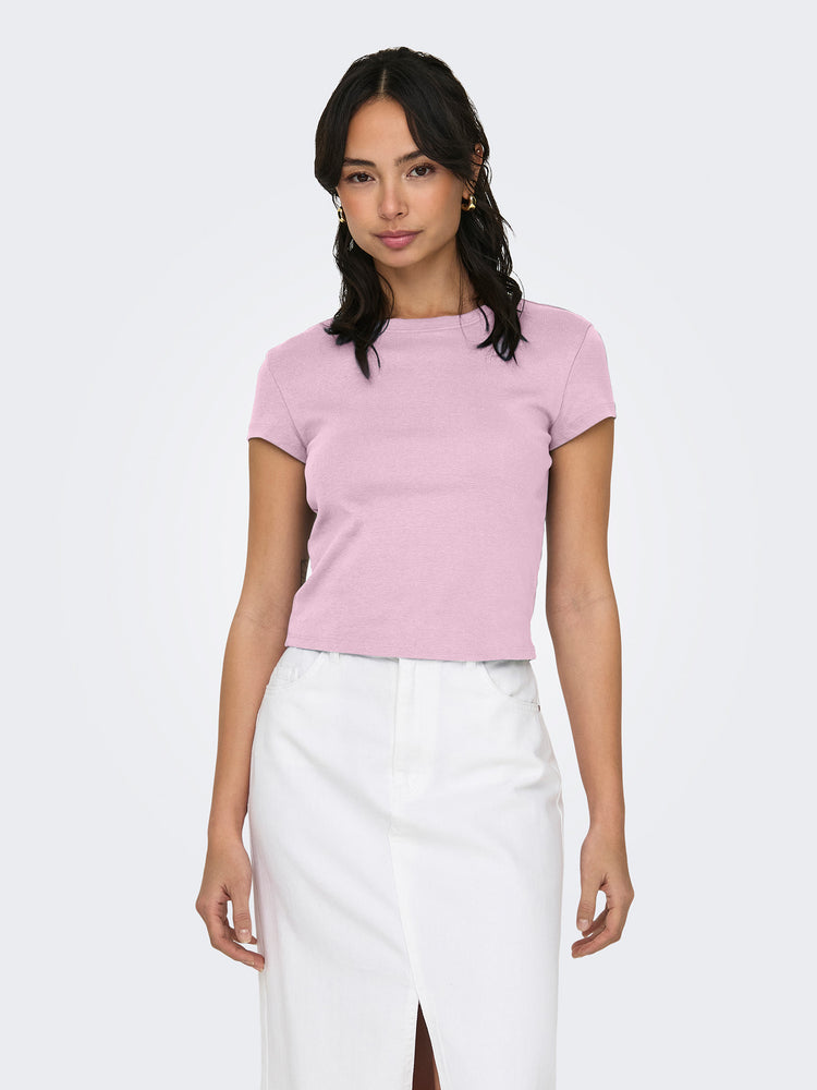 Γυναικείo t-shirt ONLELINA S/S O-NECK SHORT TOP JRS NOOS 15320229 | 15320229