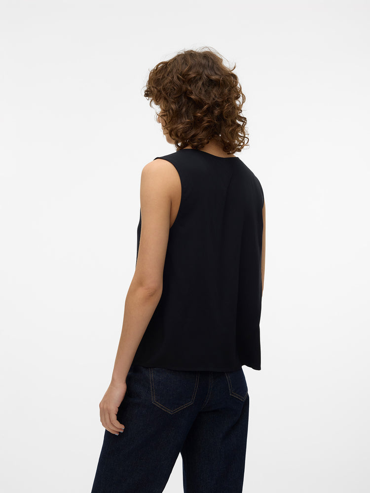 Γυναικεία μπλούζα μονόχρωμη VMEASY JOY S/L V-NECK TOP WVN 10301759 | 10301759