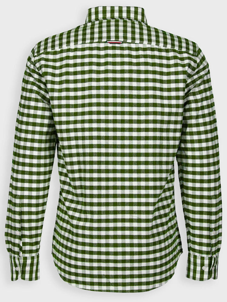 Ανδρικό πουκάμισο OXFORD BRUSHED GINGHAM RF  SHIRT MW0MW333090N1 | MW0MW333090N1