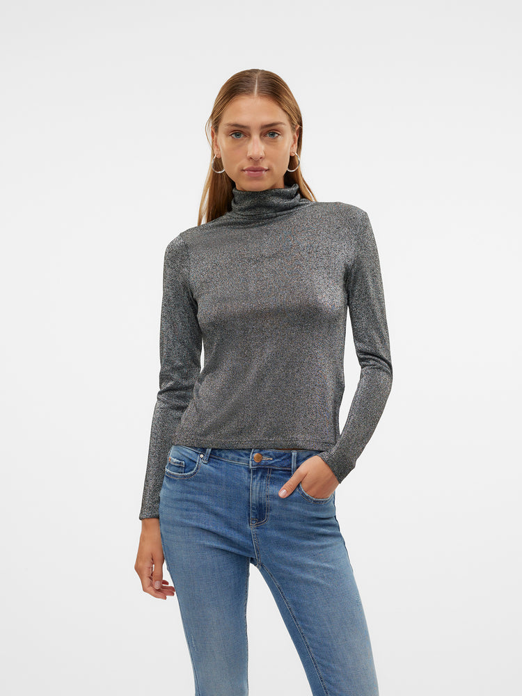 Γυναικεία μπλούζα ζιβάγκο VMSARAH ALBERTE LS ROLLNECK TOP JRS 10319989 | 10319989