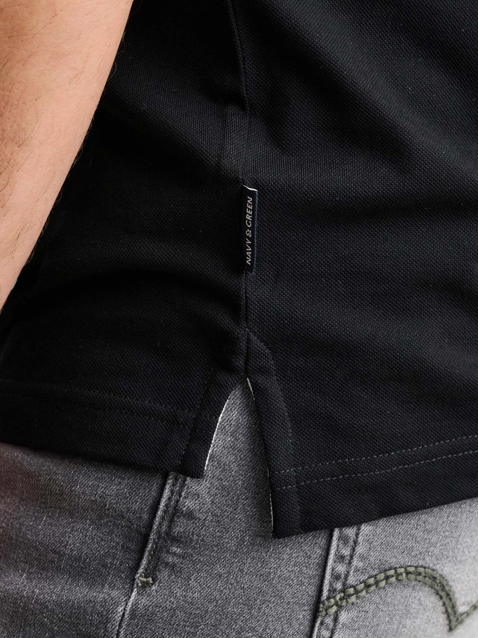 Ανδρικό polo black 24EY.027/PL | 24EY.027/PL