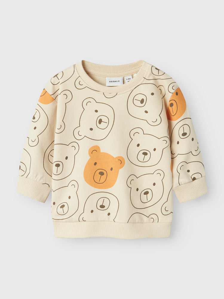 Βρεφική μπλούζα σταμπωτή NBNBARE LS SWEAT 13238670 | 13238670