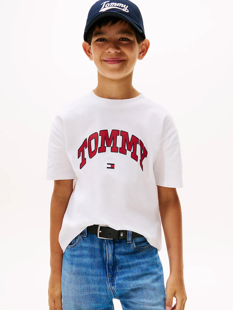 Παιδική μπλούζα μακό VARSITY RAISED PRINT TEE SS KB0KB09939YBR | KB0KB09939YBR
