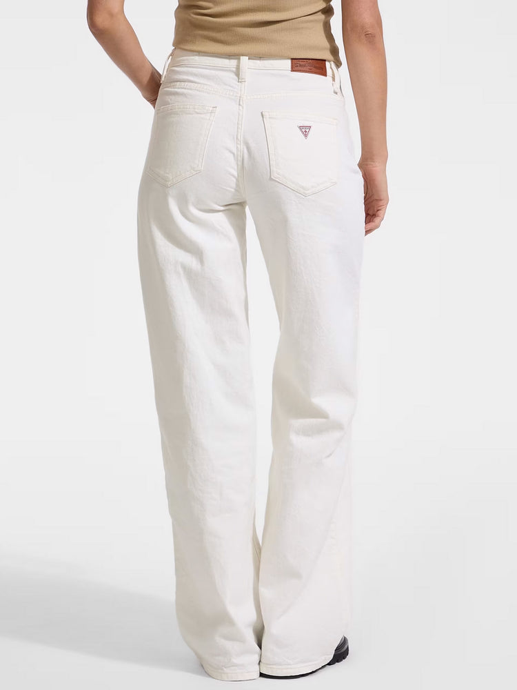 Γυναικείο παντελόνι τζιν wide leg - eco regen agate str W5GA0YD5M62GJWI | W5GA0YD5M62GJWI