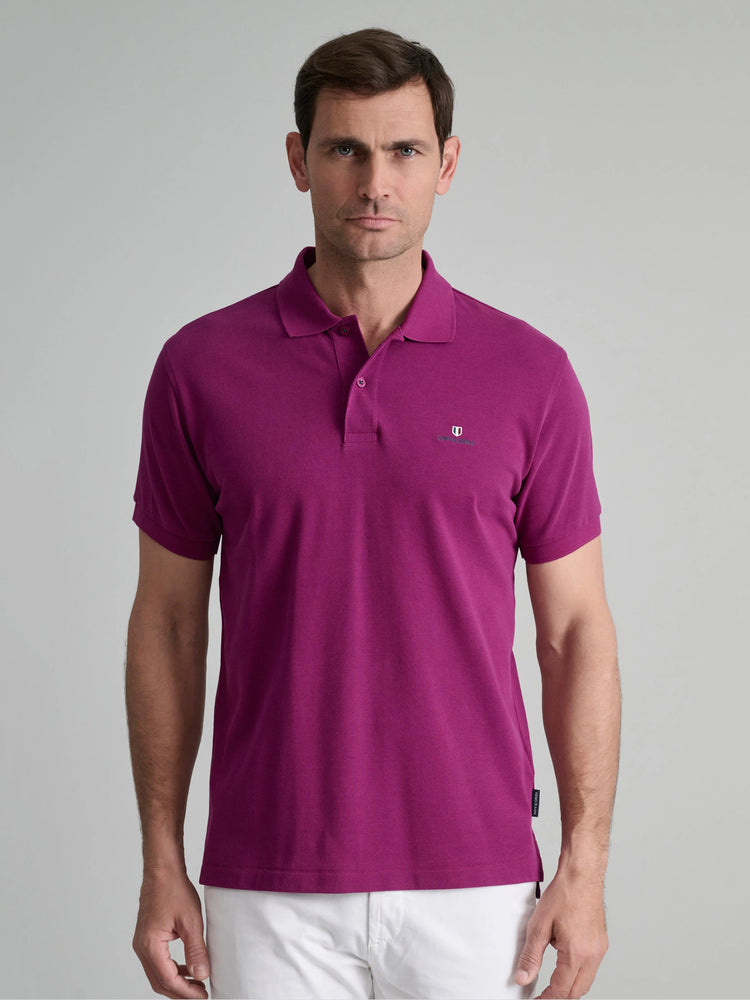 Ανδρικό polo dark purple 24GE.300.8 | 24GE.300.8