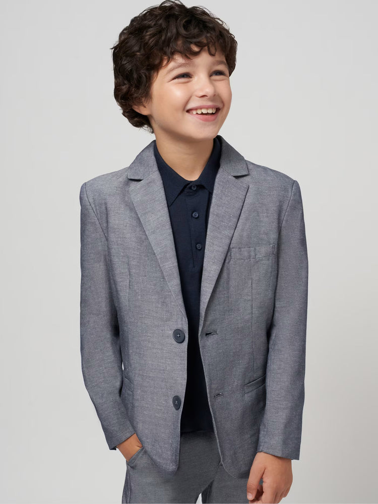 Εφηβικό σακάκι λινό 24-06469-047 | 24-06469-047