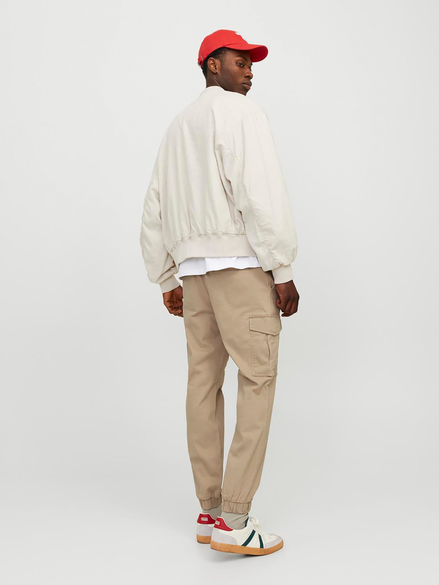 Ανδρικό παντελόνι JPSTMARCO JJJOE CUFFED CARGO 12186889 | 12186889