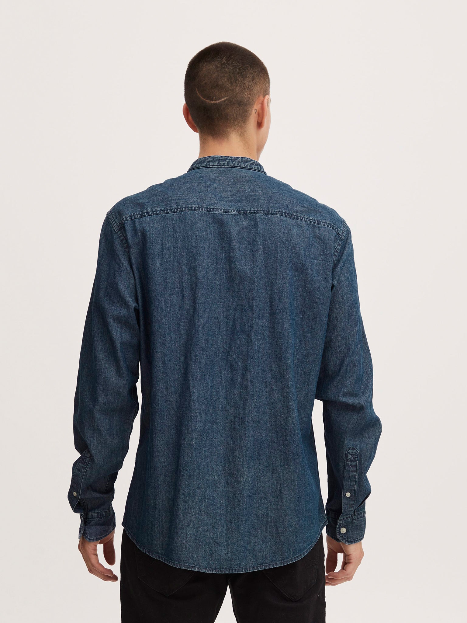 Ανδρικό πουκάμισο τζιν 20715006 | 20715006