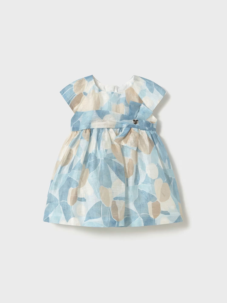 Βρεφικό φόρεμα σταμπωτό λουλούδια 25-01909-014 | 25-01909-014
