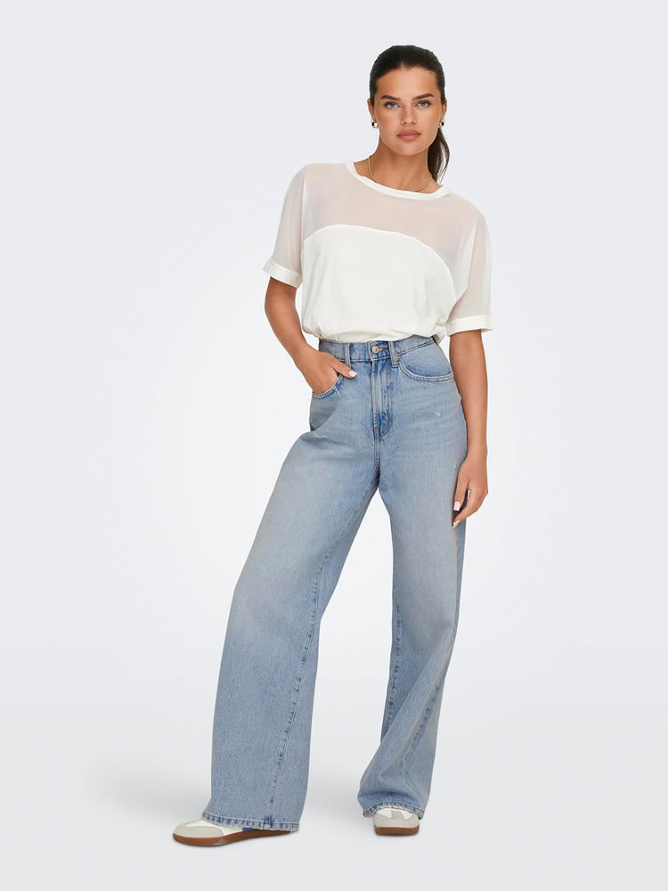 Γυναικείο παντελόνι τζιν ONLHOPE EX HW WIDE TAI261 DNM 15338254 | 15338254