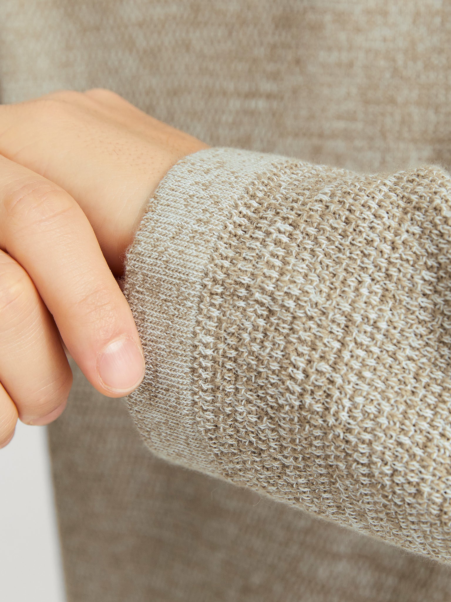 Ανδρική μπλούζα πλεκτή JJEGEORGE KNIT CREW NECK NOOS 12268279 | 12268279