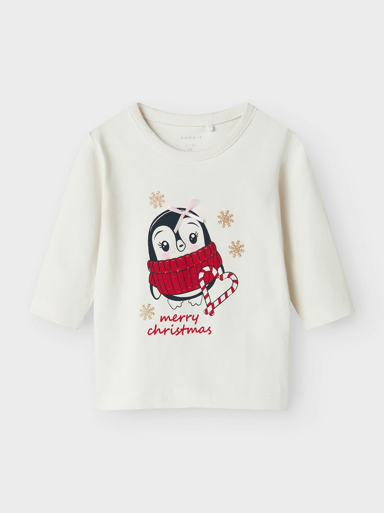 Βρεφική μπλούζα μακό christmas NBFRO LS TOP BOX 13248130 | 13248130