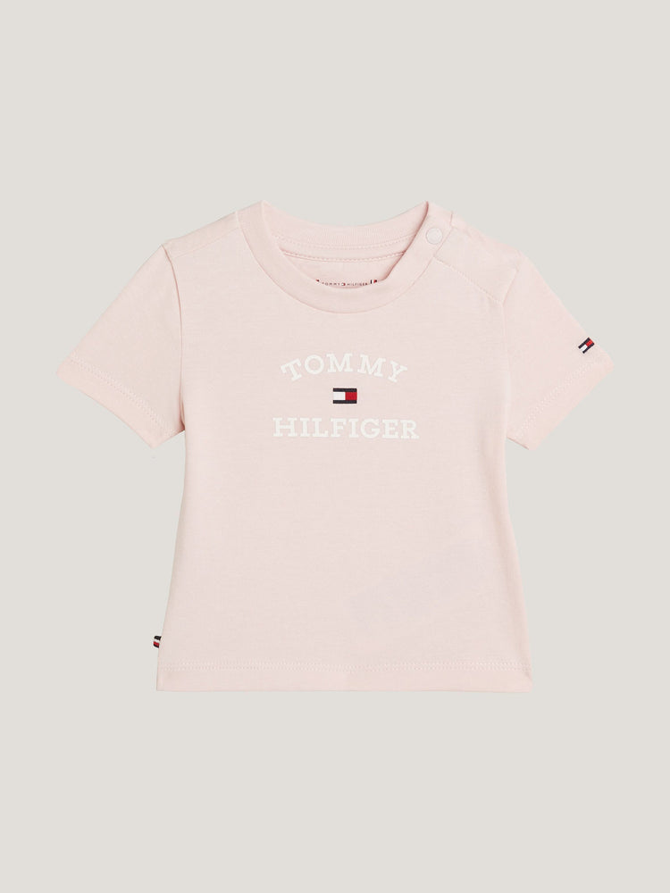 Βρεφική μπλούζα BABY TH LOGO TEE S/S KN0KN01805TJQ | KN0KN01805TJQ